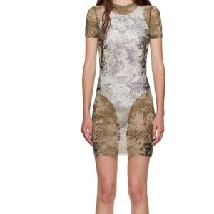 Jean Paul Gaultier Light Beige and Taupe Dress